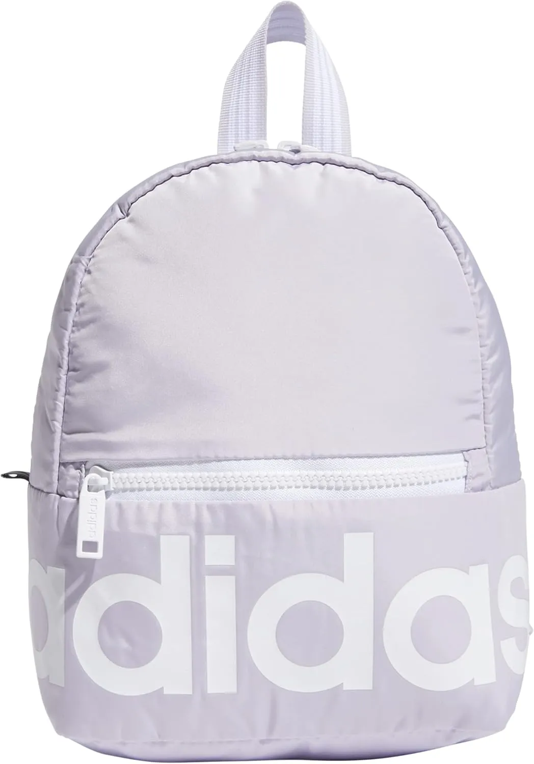 adidas Linear Mini Backpack Small Travel Bag Discontinued, Purple Tint/White, OSFA