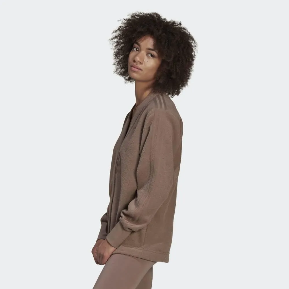 adidas Originals Womens Winterease Cardigan, Trace Brown