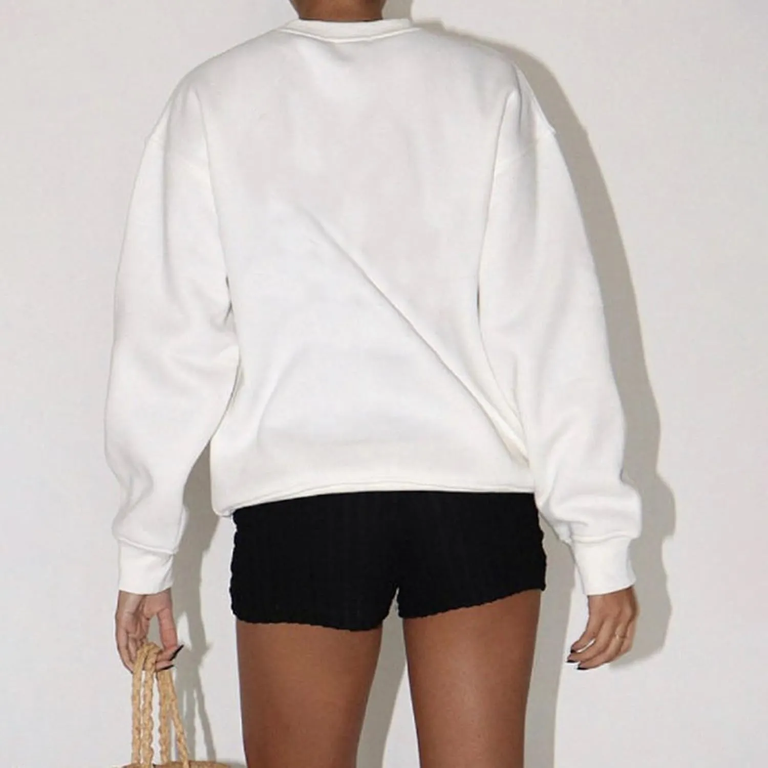 Aonoapll Women Y2k Lobster Sweatshirt Oversized Long Sleeve Graphic Pullover Top Crewneck Cute Print Hoodie