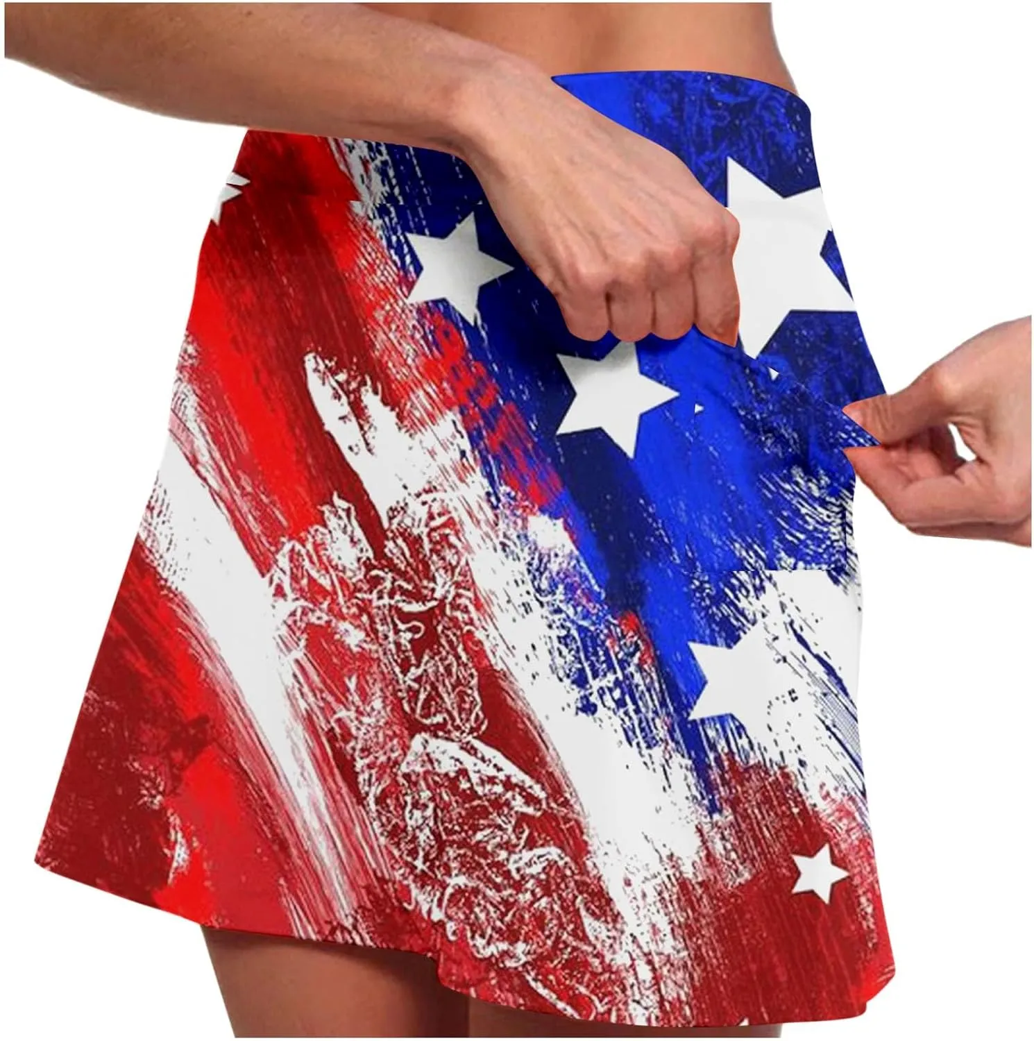 Athletic Skorts for Woman Cute Running Mini Skirt Tummy Control High Waisted Tennis Skirts with Shorts Casual Yoga Skort