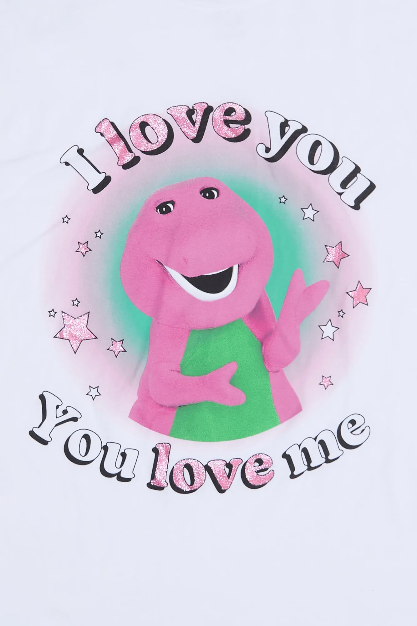 Barney I Love You You Love Me Graphic Tee