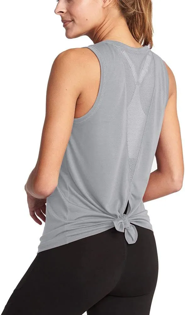 Bestisun Workout Athletic Shirts Mesh Sports Dance Tops for Women Yoga Clothes