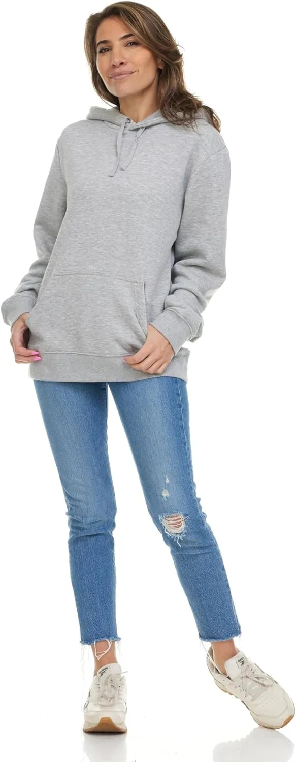 BILLIONHATS 3 Pack Womens Hoodie Oversized Sweatshirts, Cotton Blend, Bulk Womens Hoodies Bulk Sweatshirt Pack