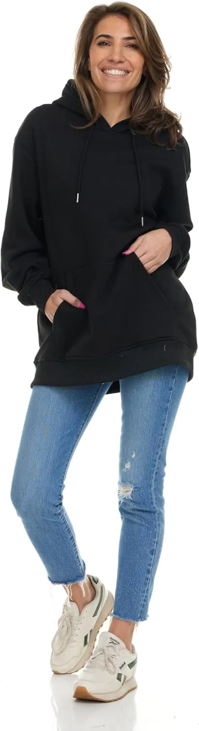 BILLIONHATS 3 Pack Womens Hoodie Oversized Sweatshirts, Cotton Blend, Bulk Womens Hoodies Bulk Sweatshirt Pack