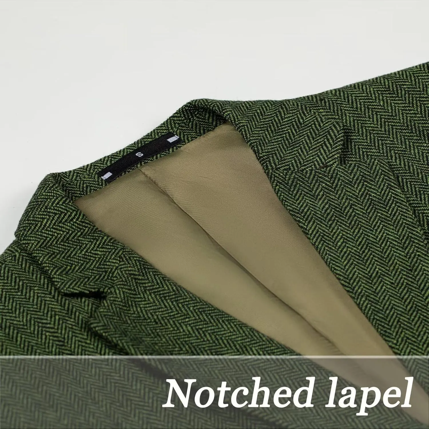 Boys Suit Blazer Tweed Herringbone Jacket Boy Sport Coats Slim Fit Retro Tuxedo Stylish Wedding Party Prom Homecoming