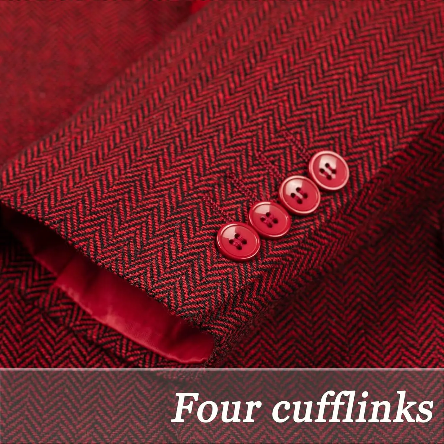 Boys Suit Blazer Tweed Herringbone Jacket Boy Sport Coats Slim Fit Retro Tuxedo Stylish Wedding Party Prom Homecoming