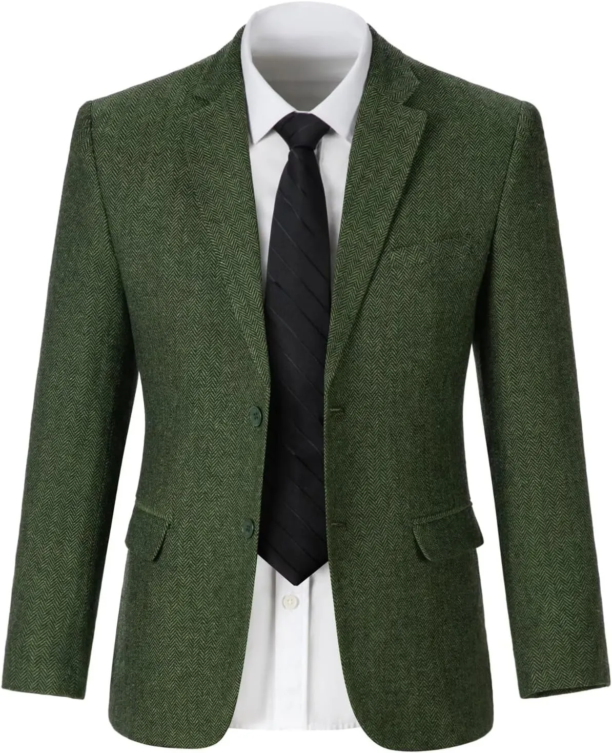 Boys Suit Blazer Tweed Herringbone Jacket Boy Sport Coats Slim Fit Retro Tuxedo Stylish Wedding Party Prom Homecoming