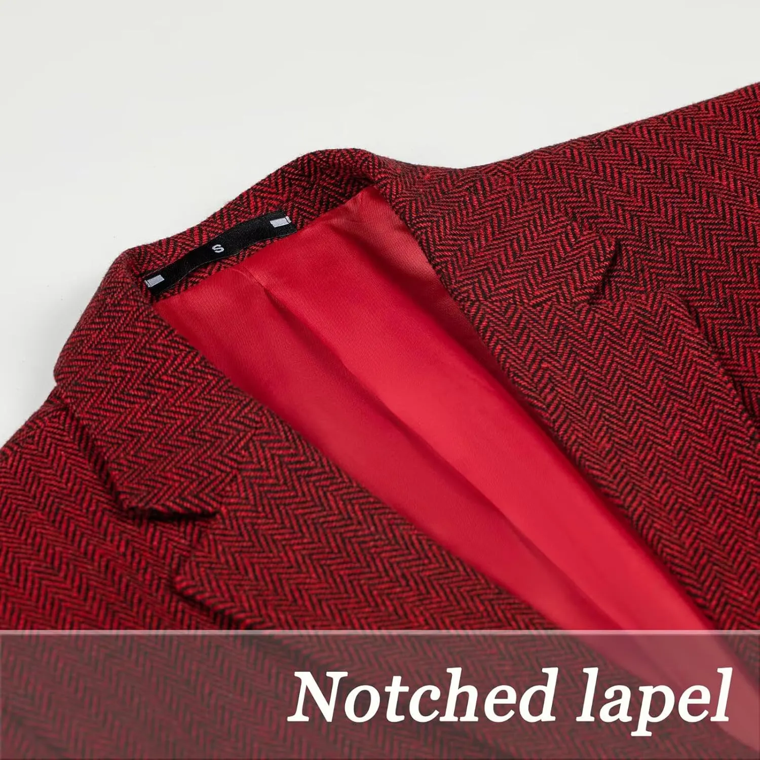 Boys Suit Blazer Tweed Herringbone Jacket Boy Sport Coats Slim Fit Retro Tuxedo Stylish Wedding Party Prom Homecoming