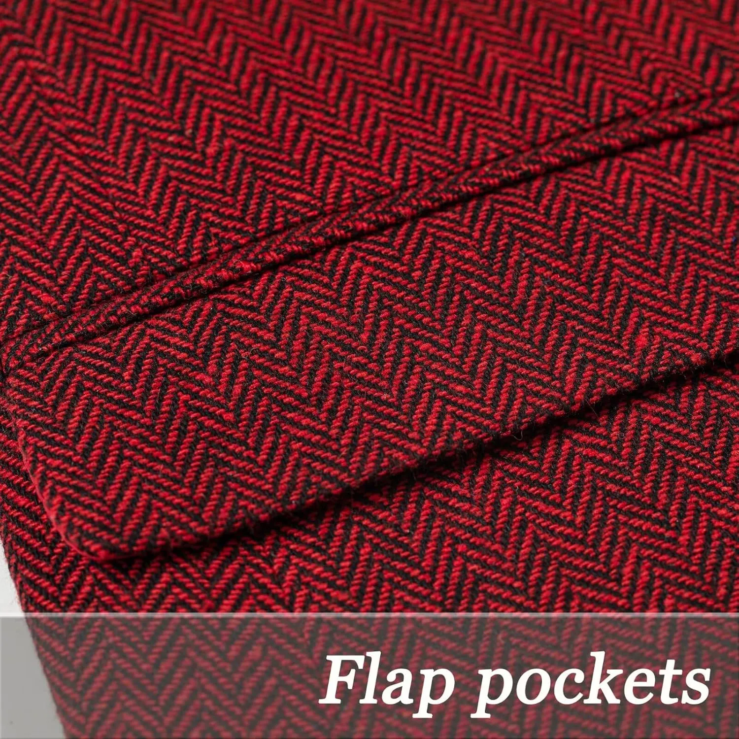 Boys Suit Blazer Tweed Herringbone Jacket Boy Sport Coats Slim Fit Retro Tuxedo Stylish Wedding Party Prom Homecoming