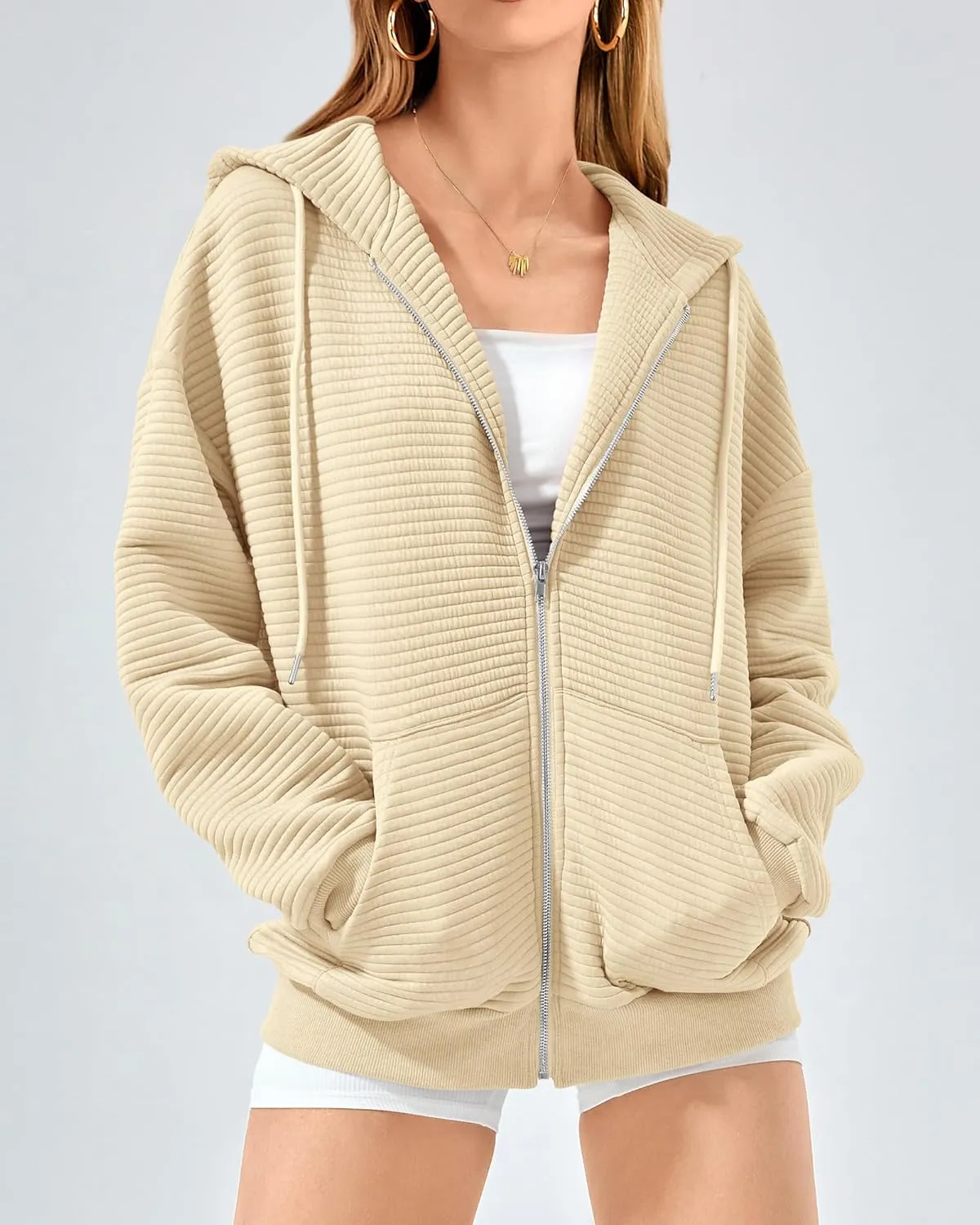 BTFBM Zip Up Hoodie Women Long Sleeve Sweatshirts Fall Outfits 2025 Oversized Hoodies Casual Fashion Jackets