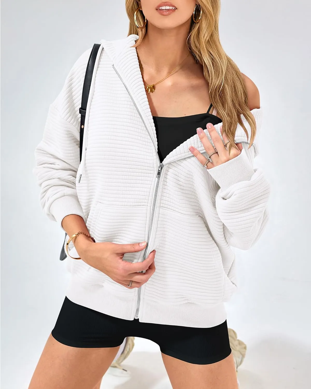 BTFBM Zip Up Hoodie Women Long Sleeve Sweatshirts Fall Outfits 2025 Oversized Hoodies Casual Fashion Jackets