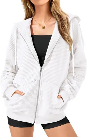 BTFBM Zip Up Hoodie Women Long Sleeve Sweatshirts Fall Outfits 2025 Oversized Hoodies Casual Fashion Jackets
