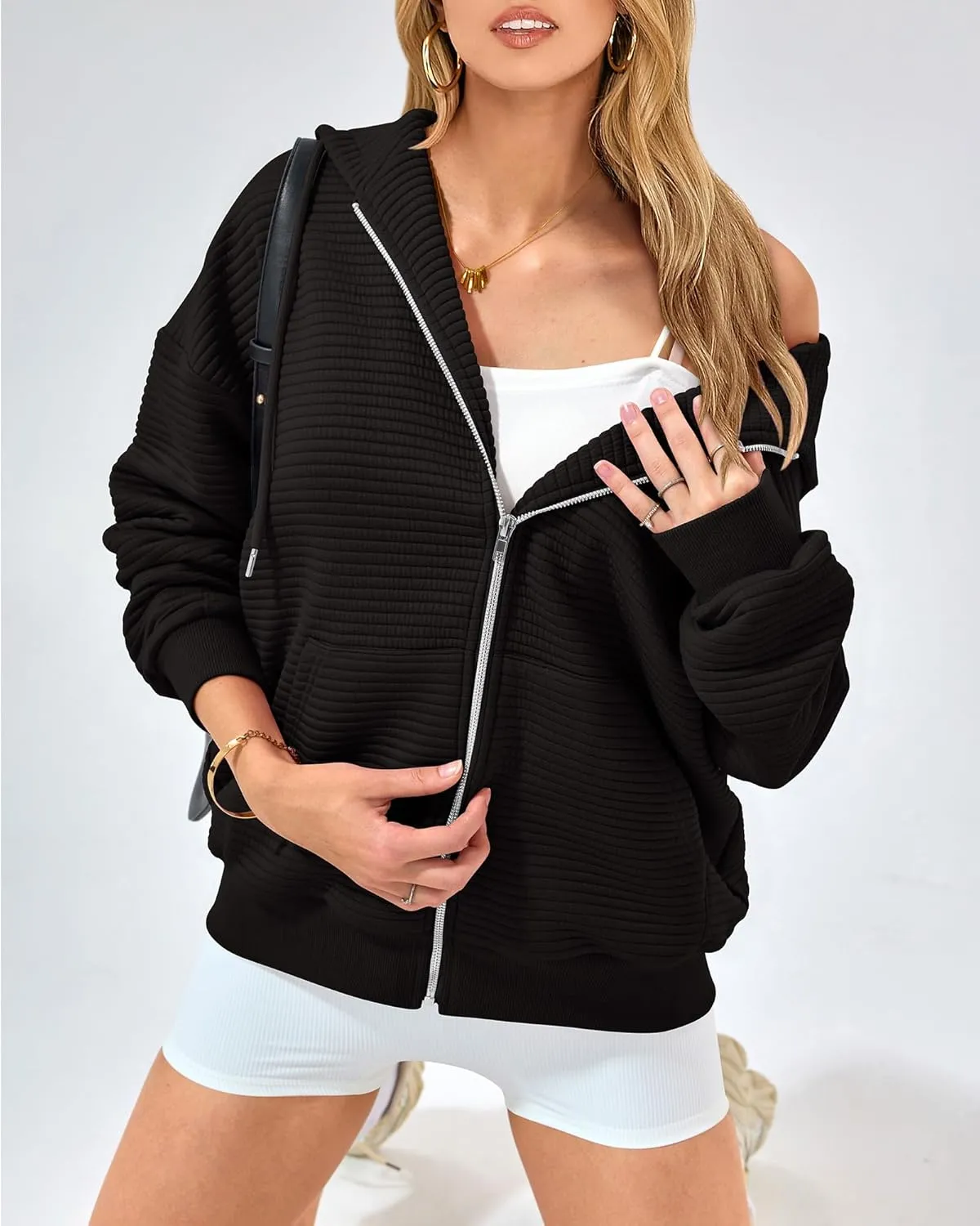 BTFBM Zip Up Hoodie Women Long Sleeve Sweatshirts Fall Outfits 2025 Oversized Hoodies Casual Fashion Jackets