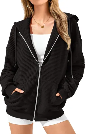 BTFBM Zip Up Hoodie Women Long Sleeve Sweatshirts Fall Outfits 2025 Oversized Hoodies Casual Fashion Jackets