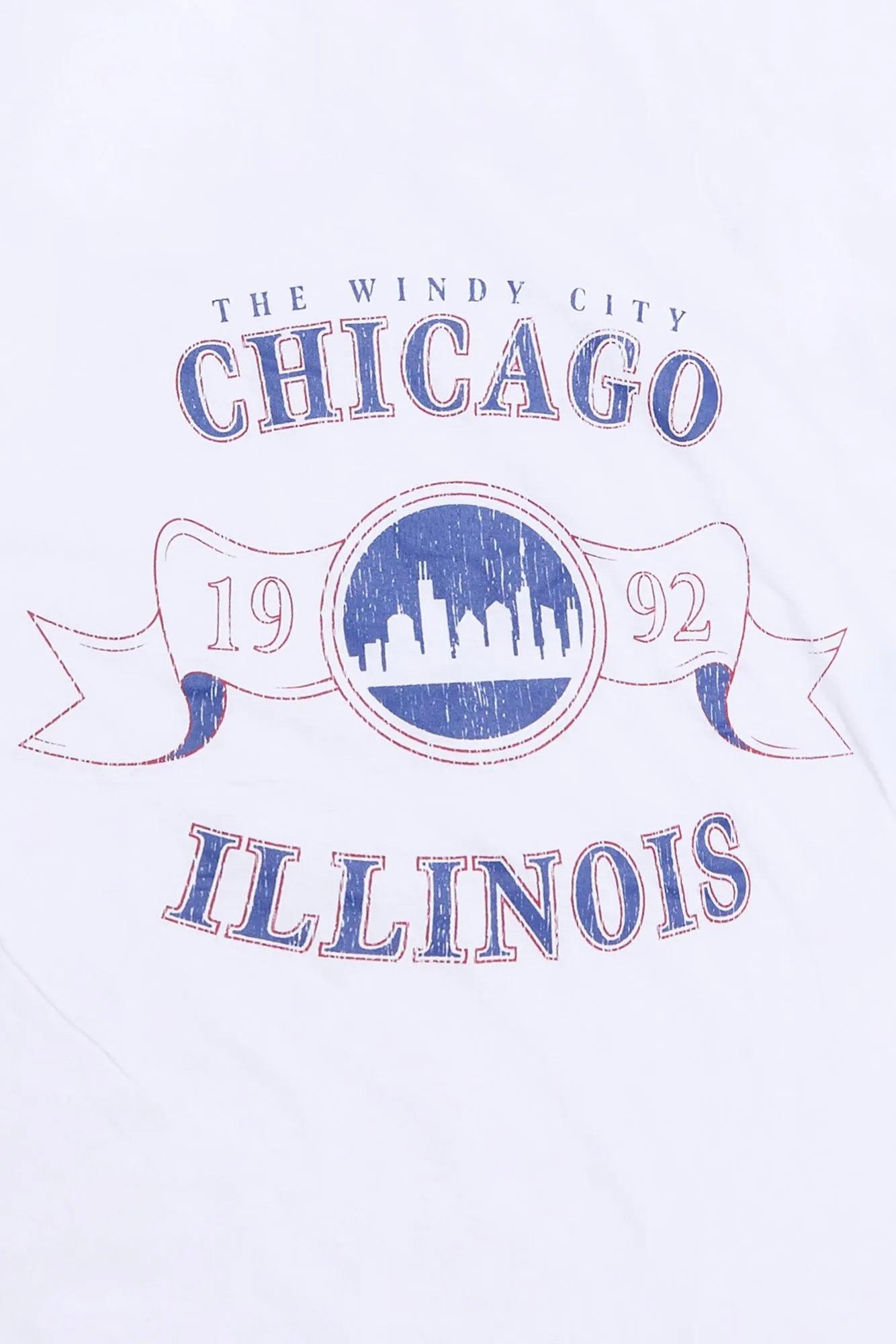 Chicago Illinois The Windy City Graphic Relaxed Tee