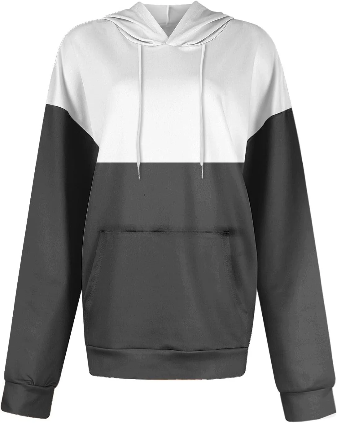Color Block Hoodies For Women Trendy 2024 Teen Girls Fall Outfits Casual Long Sleeve Hooded Pullover Sweatshirts