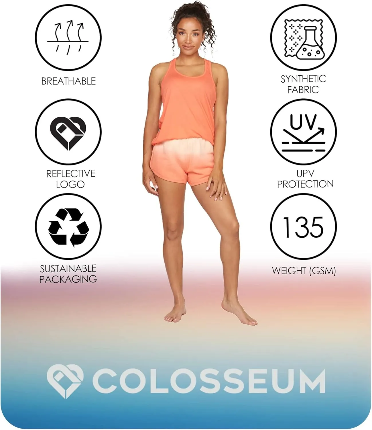 COLOSSEUM Active Women's Mila Relaxed Fit Racerback Tank