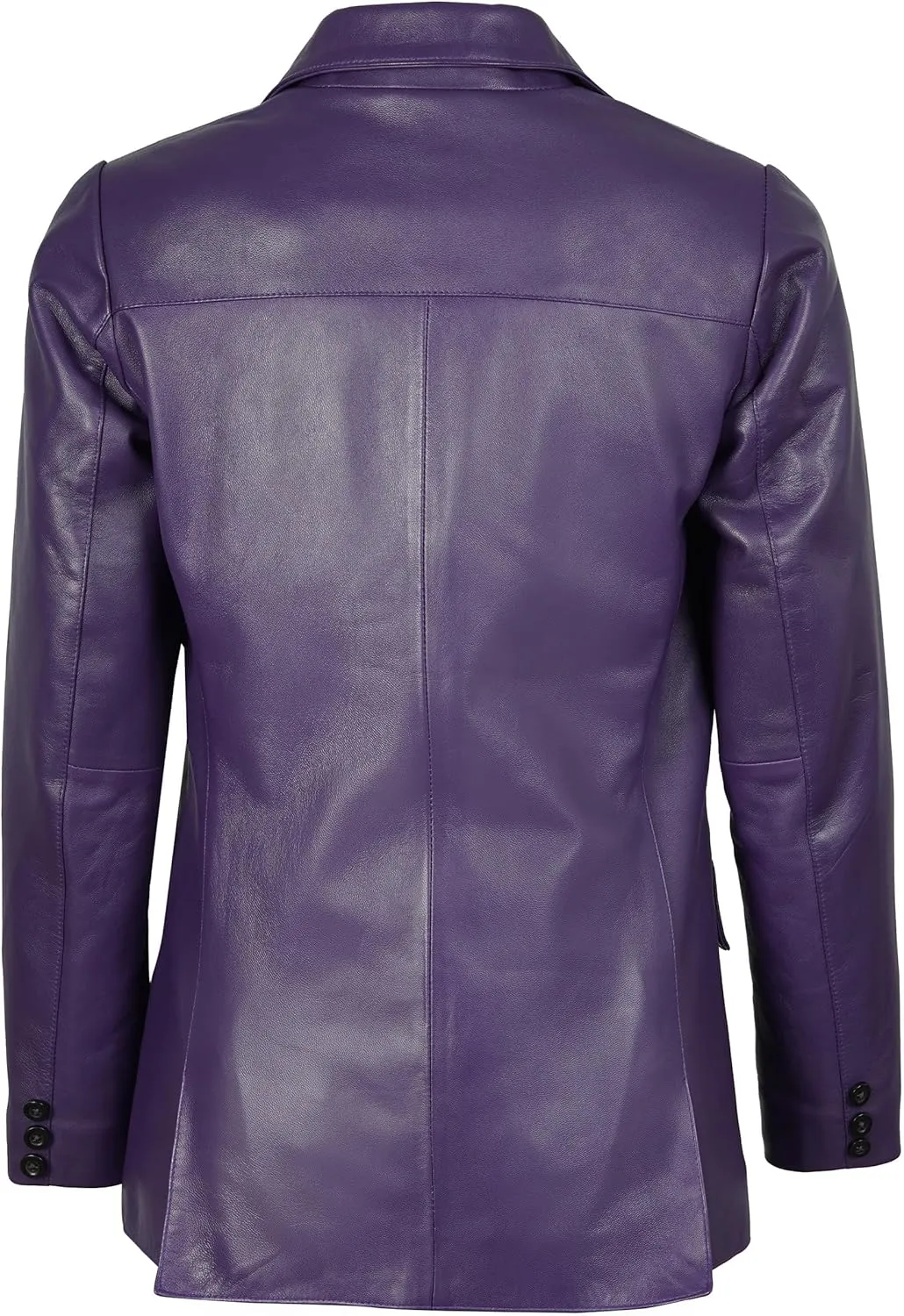 Decrum Leather Blazer Women - Real Lambskin Casual Womens Leather Jackets