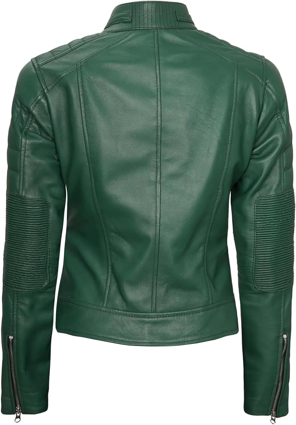 Decrum Leather Jacket Women - Stylish Casual Real Lambskin Leather Jackets for Women
