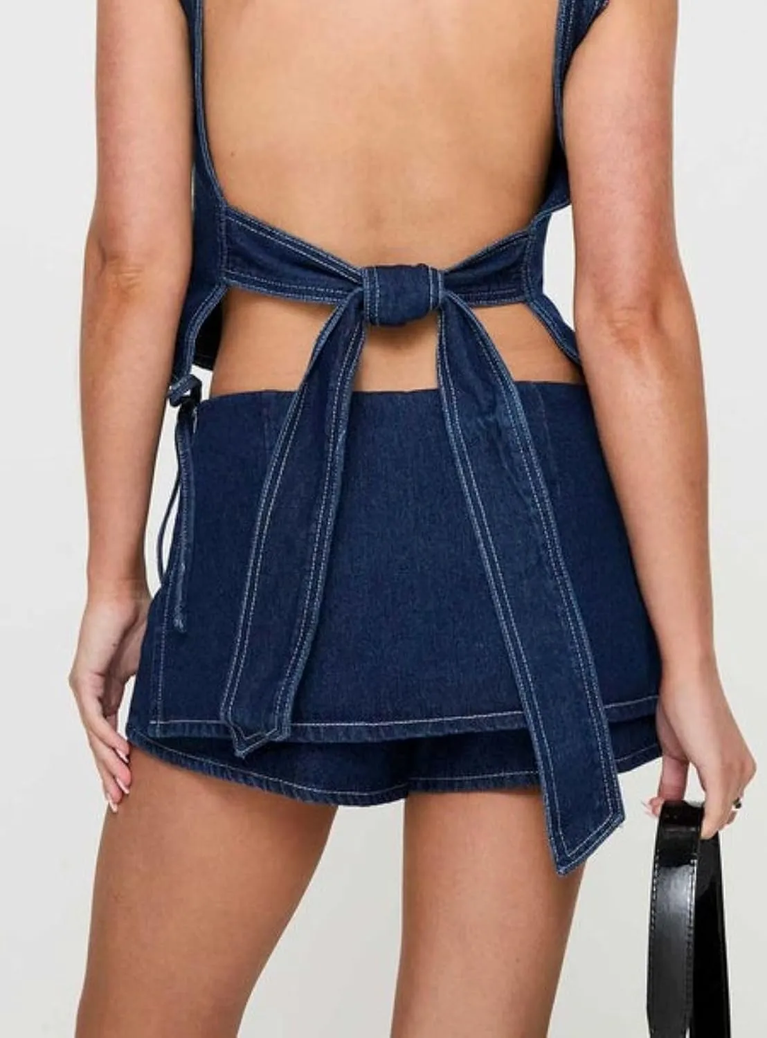 Denim Skorts for Women Cargo Jean Skort Low Rise Shorts Mini Skirt Country Concert Wear