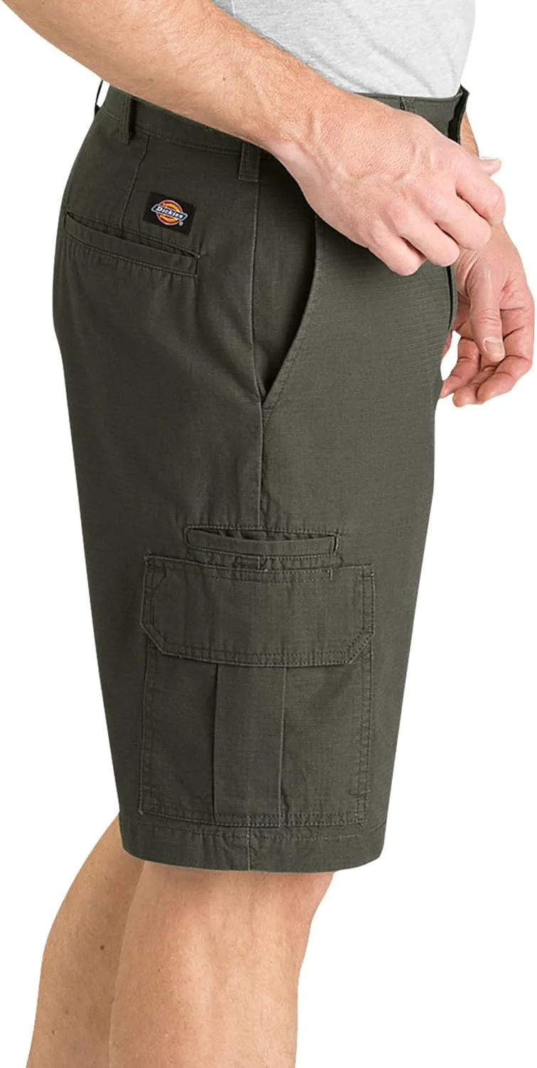 Dickies Men's Relaxed Fit 11 Inch Lightweight Ripstop Cargo Short