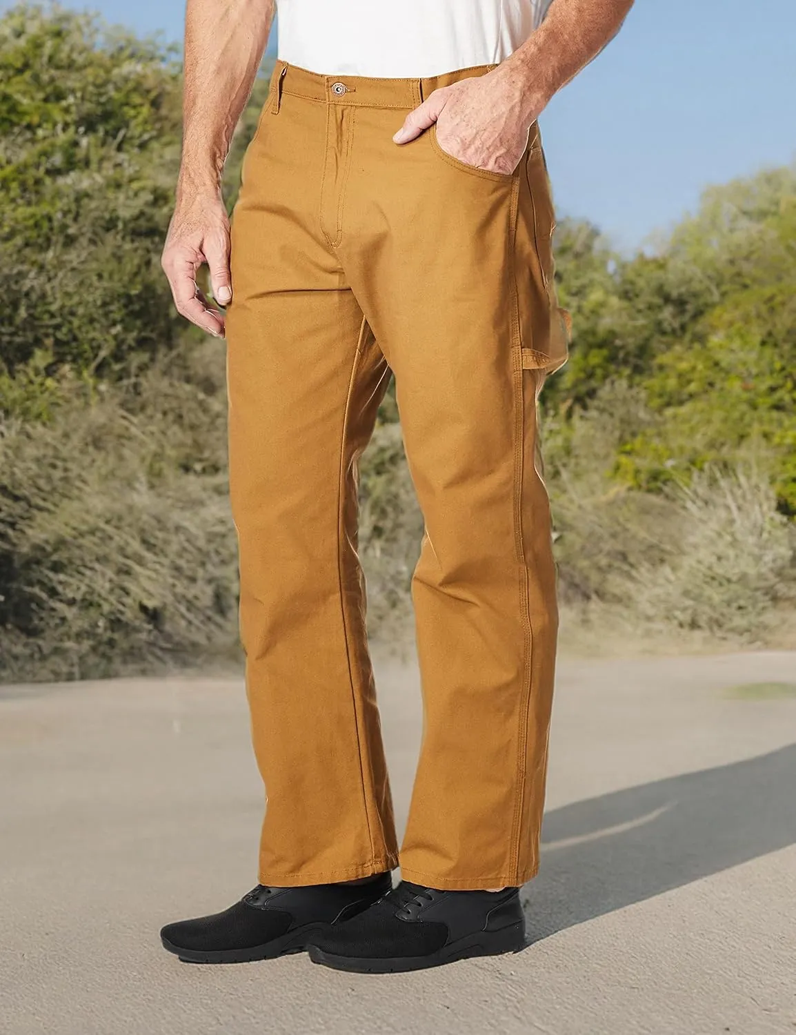 Dickies Men's Relaxed Straight Fit Lightweight Duck Carpenter Jean