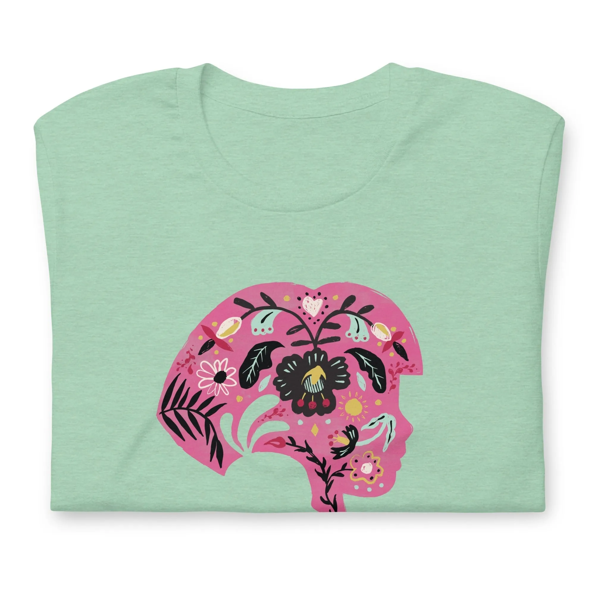 Dora the Explorer Floral Design Adult Short Sleeve T-Shirt