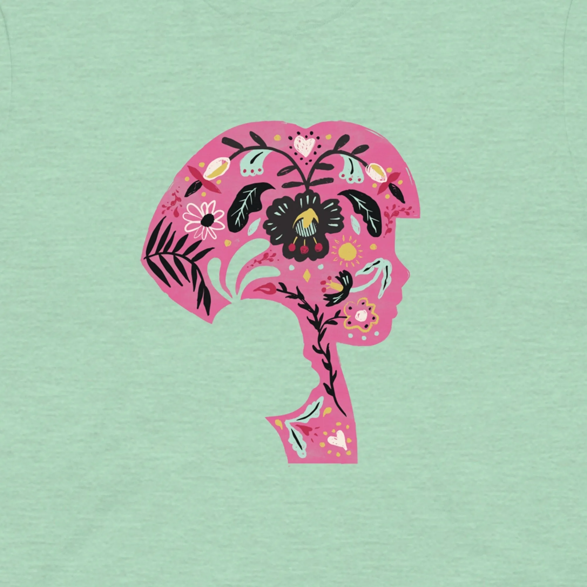 Dora the Explorer Floral Design Adult Short Sleeve T-Shirt
