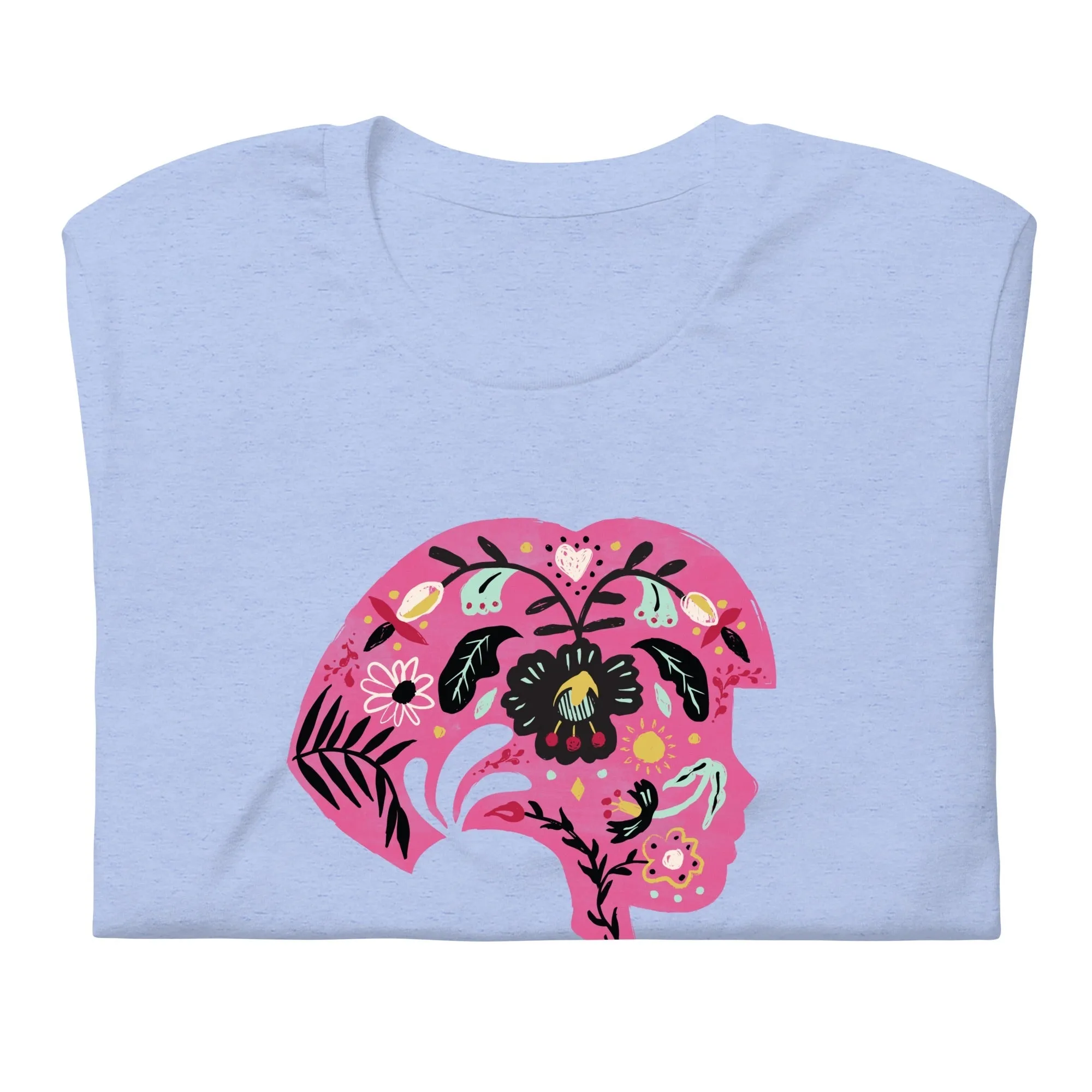 Dora the Explorer Floral Design Adult Short Sleeve T-Shirt