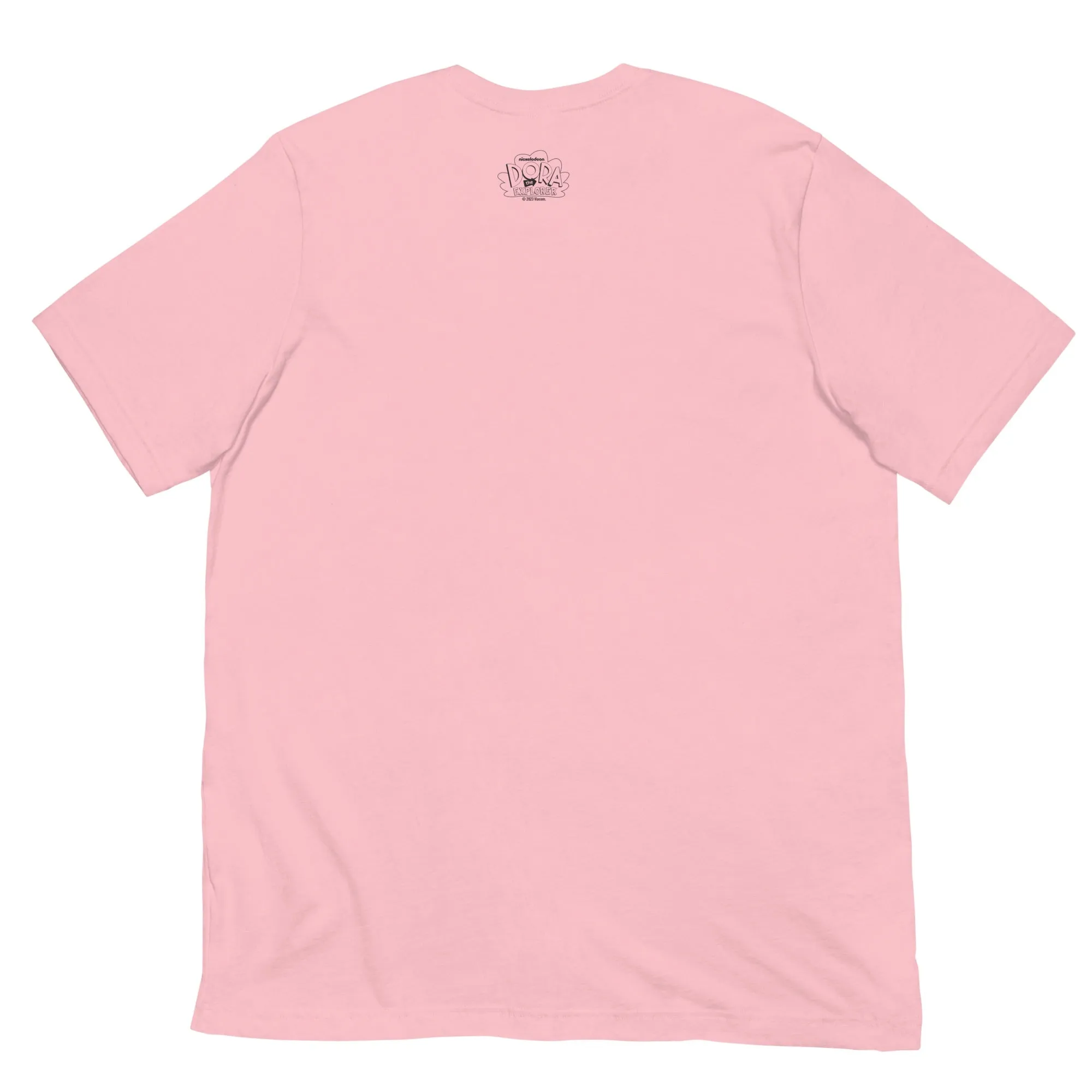 Dora the Explorer Floral Design Adult Short Sleeve T-Shirt