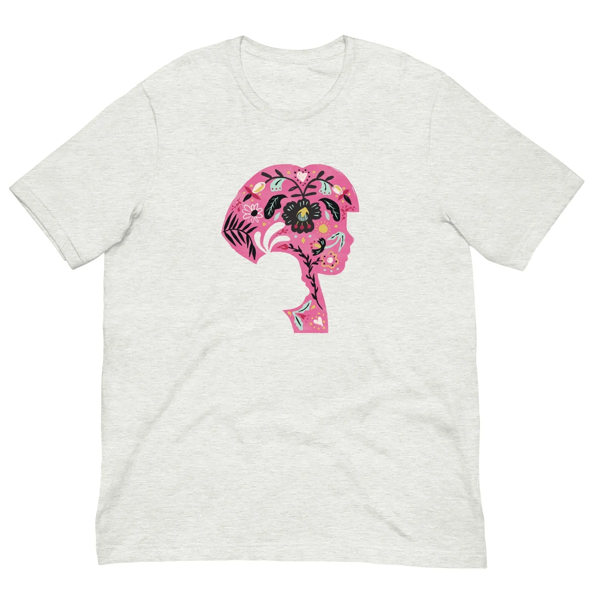 Dora the Explorer Floral Design Adult Short Sleeve T-Shirt