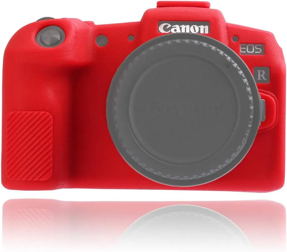 Easy Hood Camera Case Compatible with Canon EOS RP Mirrorless Digital Camera, Anti-Scratch Soft Silicone Rubber Texture Surface Housing Case Shell Protective Cover Skin Protector (Red)