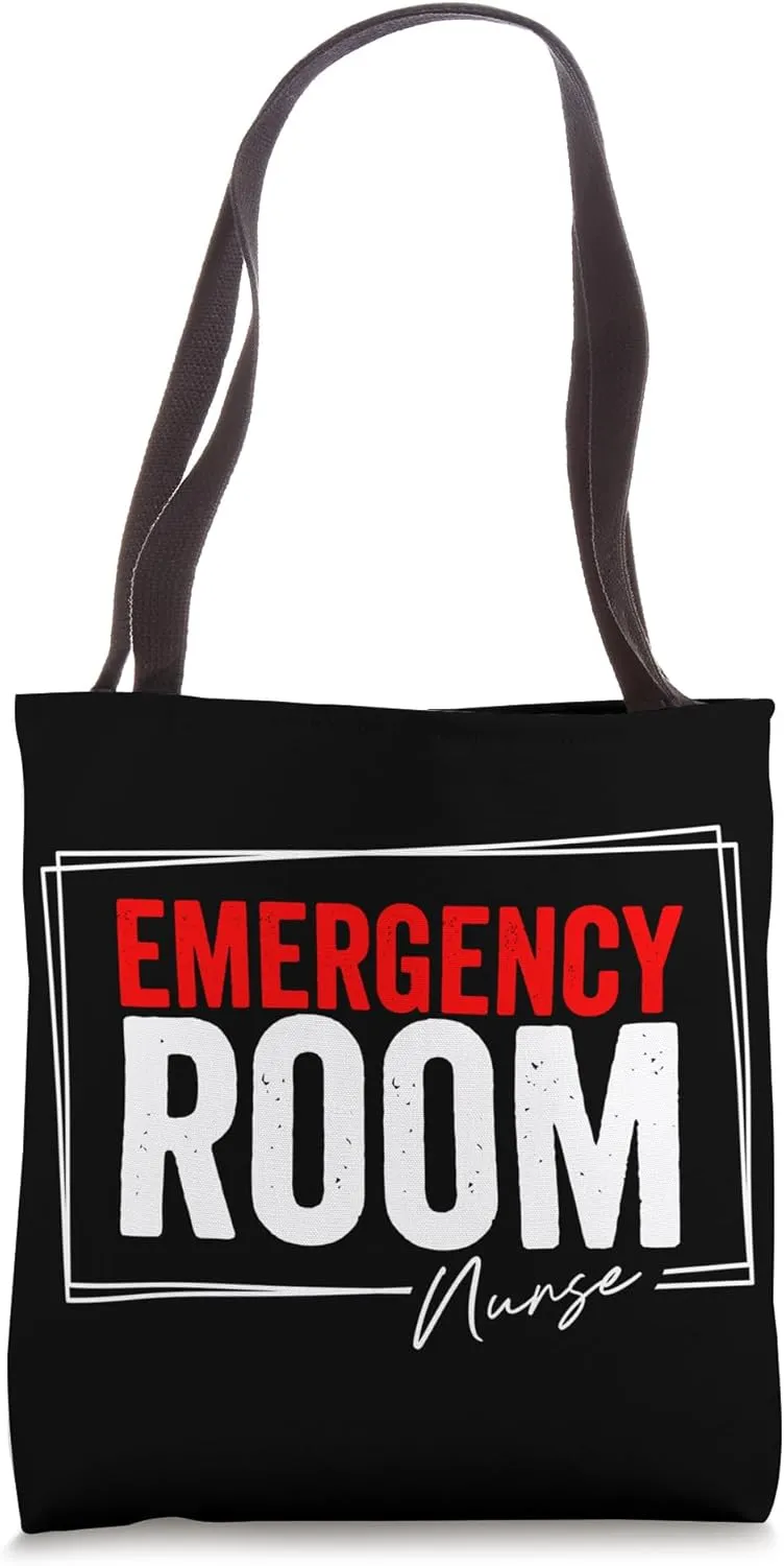Emergency Room Nurse Hospital Saving Lifes Doctor Nurse Tote Bag