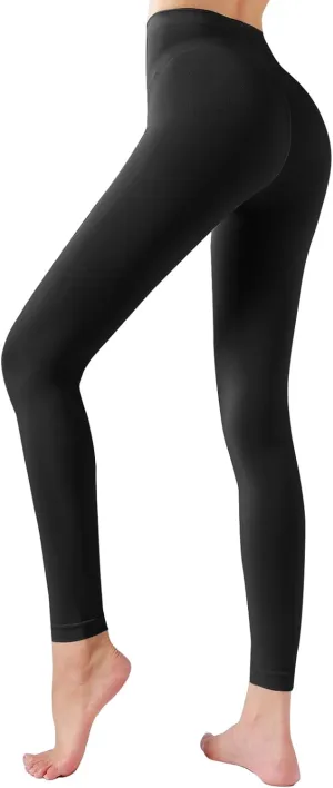 Footless Tights for Women Women's Soft Full Length Leggings Light and Breathable High Waist Tight Pants