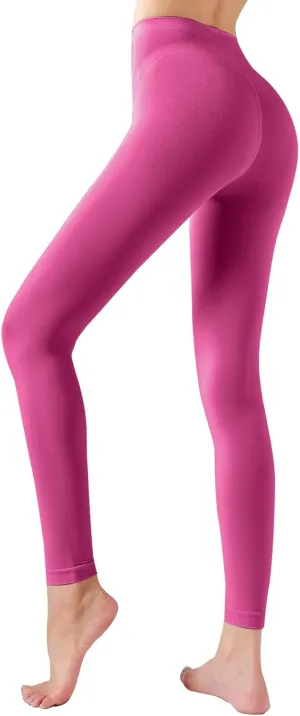 Footless Tights for Women Women's Soft Full Length Leggings Light and Breathable High Waist Tight Pants