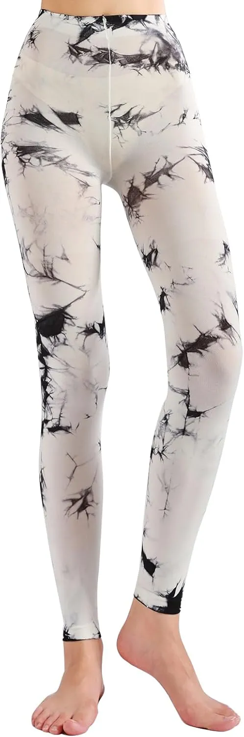 Footless Tights for Women Women's Soft Full Length Leggings Light and Breathable High Waist Tight Pants
