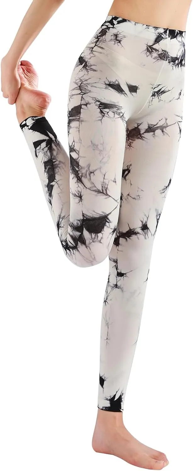 Footless Tights for Women Women's Soft Full Length Leggings Light and Breathable High Waist Tight Pants