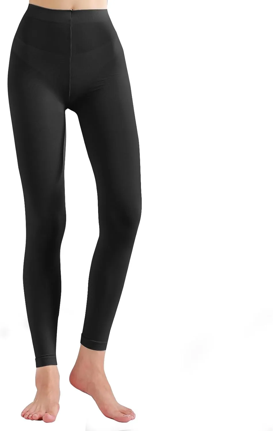 Footless Tights for Women Women's Soft Full Length Leggings Light and Breathable High Waist Tight Pants