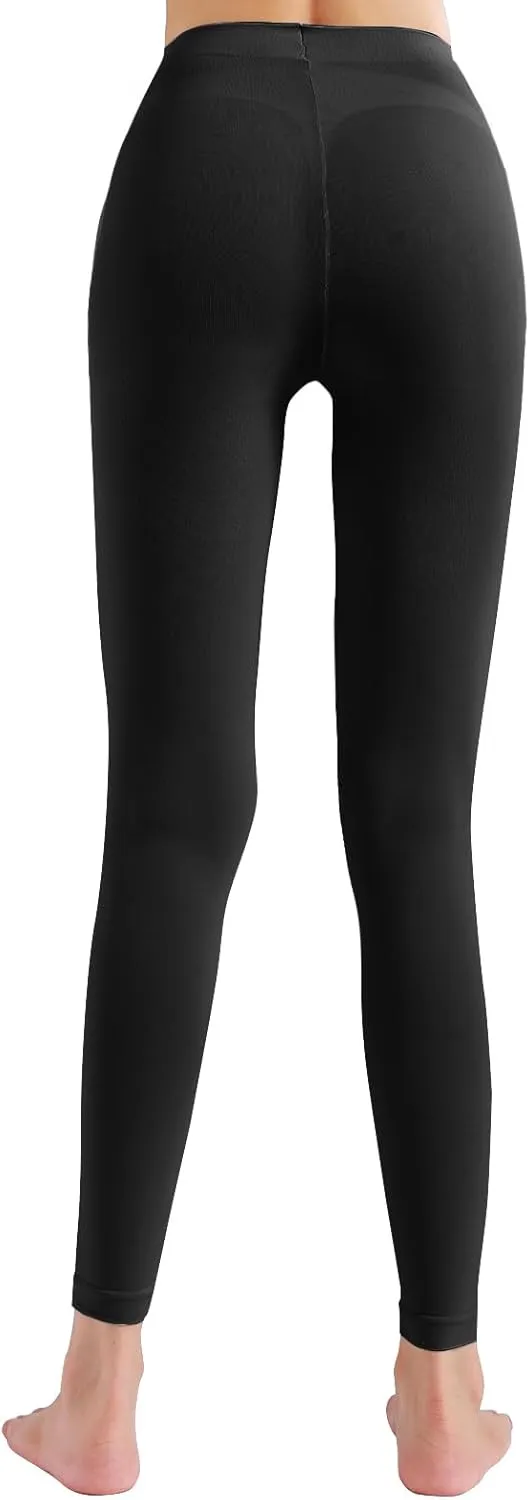 Footless Tights for Women Women's Soft Full Length Leggings Light and Breathable High Waist Tight Pants