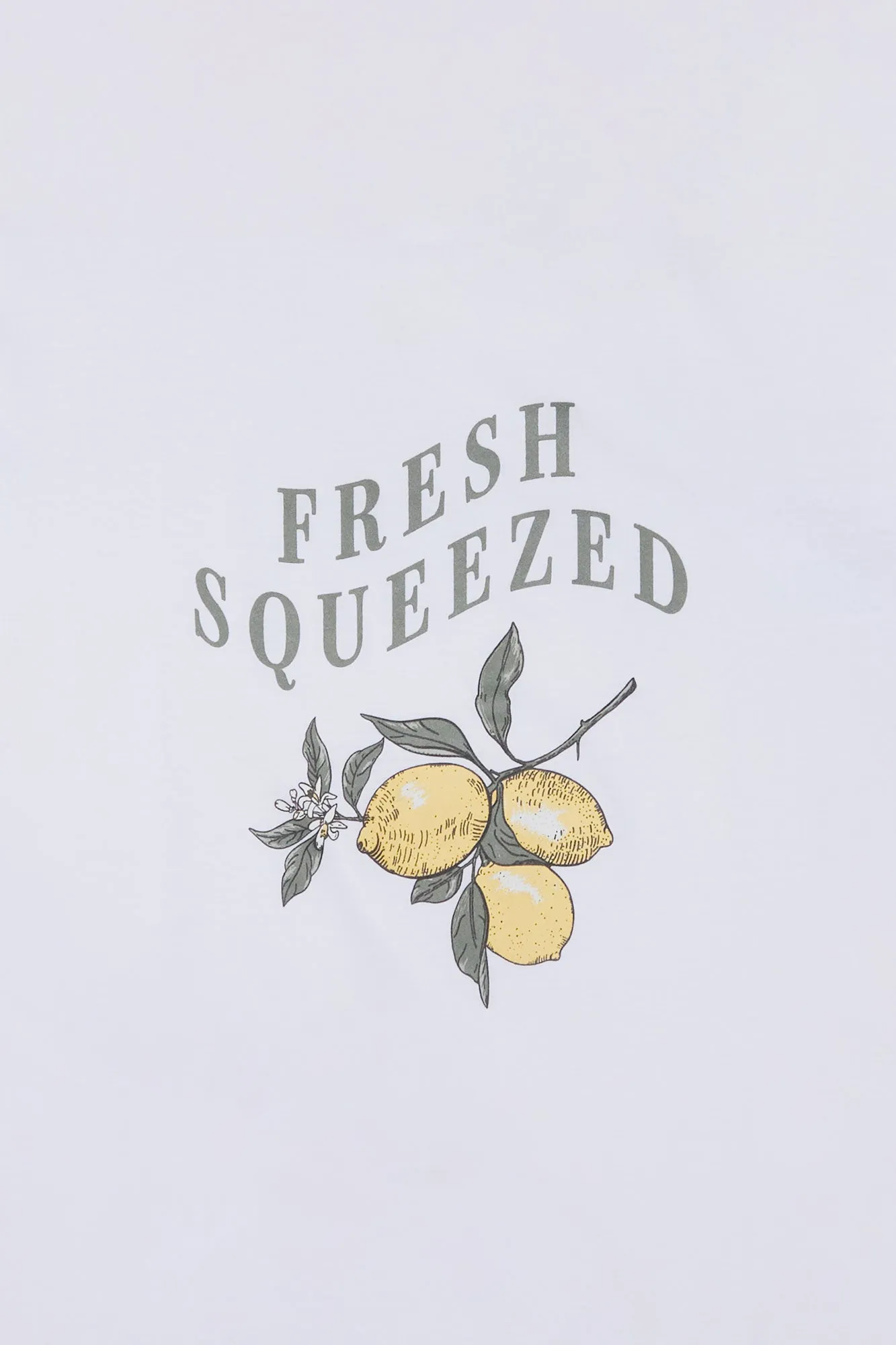 Fresh Squeezed Lemons Graphic Boyfriend Tee