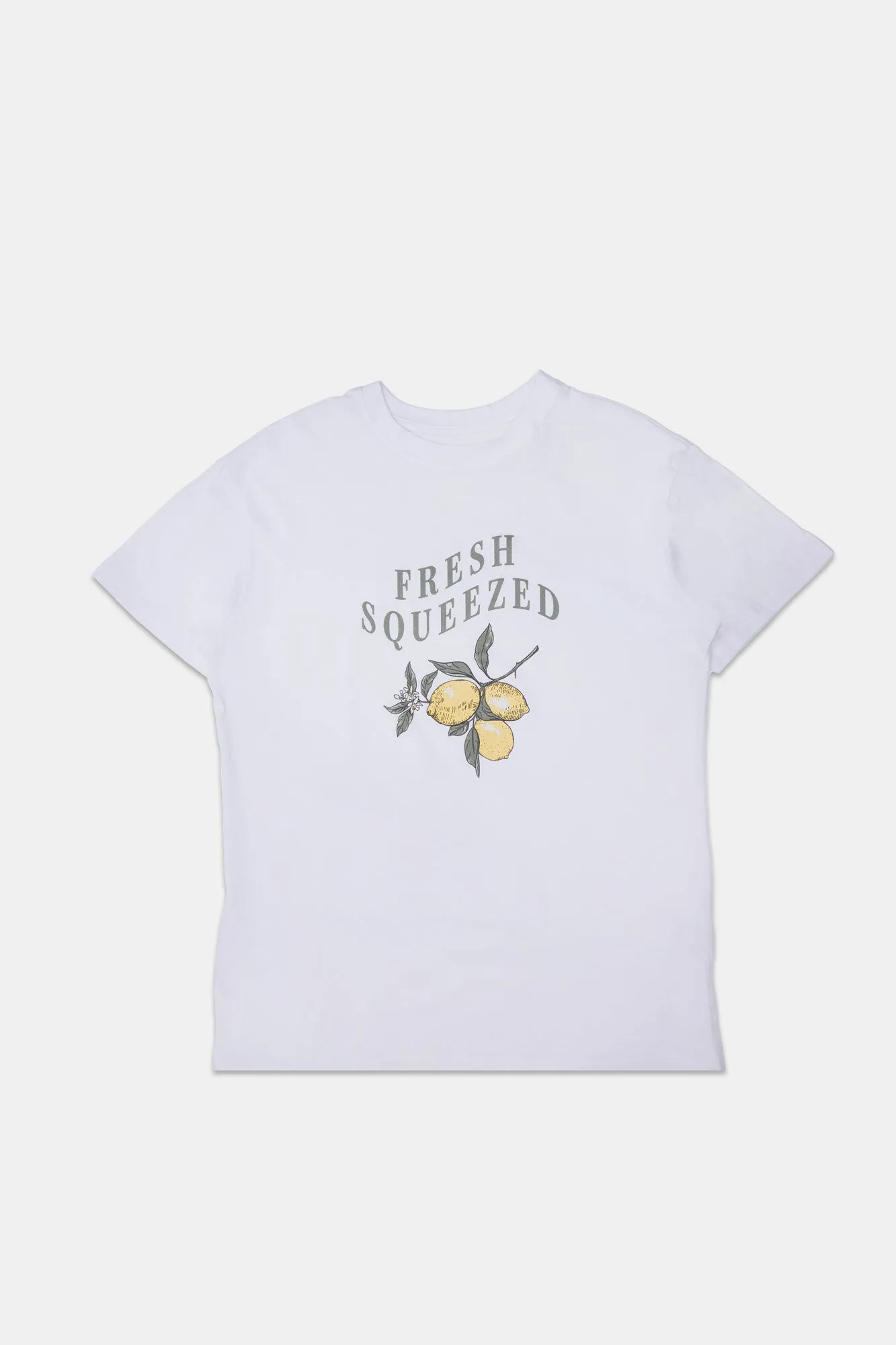 Fresh Squeezed Lemons Graphic Boyfriend Tee