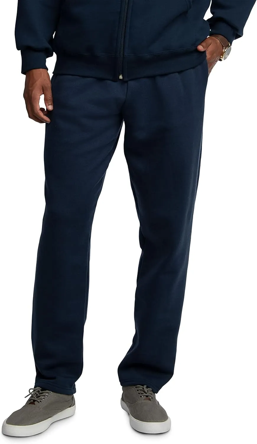 Fruit of the Loom Men's Eversoft Fleece Sweatpants with Pockets, Moisture Wicking & Breathable, Sizes S-4x