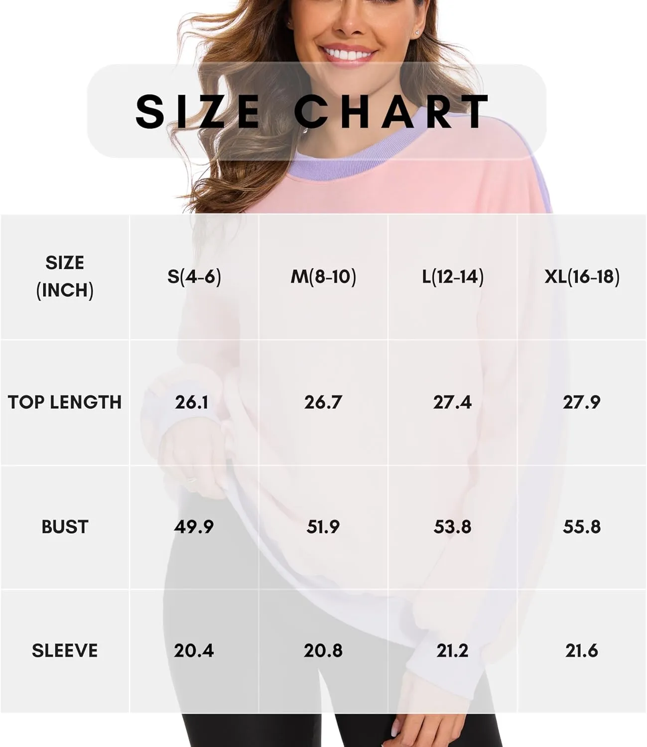 FUPHINE 2024 Women's Colour Blocking Fleece Oversized Warm Trendy Fall Winter Fashion Sweatshirt