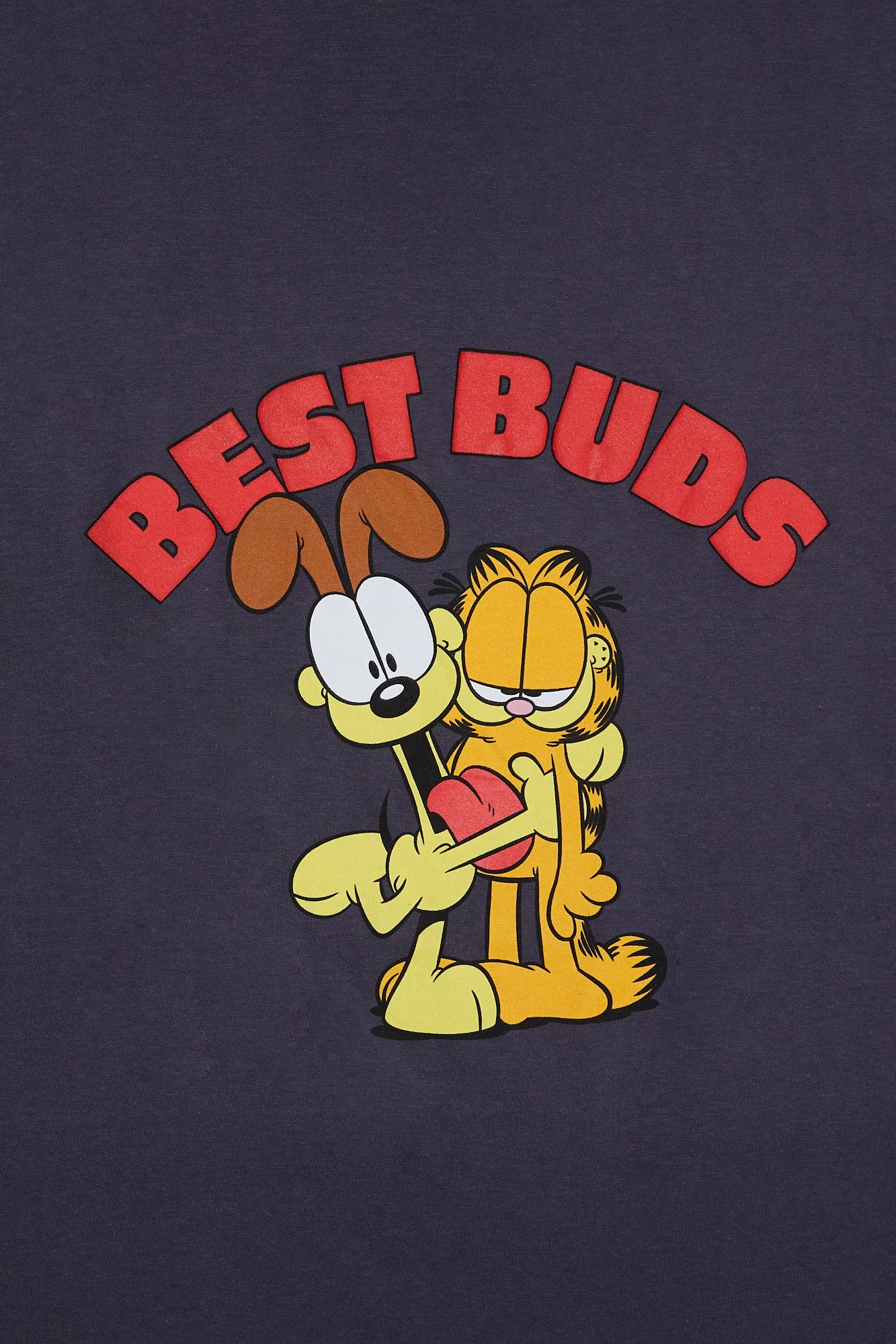 Garfield And Odie Best Buds Graphic Relaxed Tee
