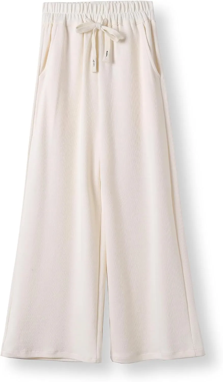 Girls Wide Leg Sweatpants Straight Leg Jogger Sweatpants Kids High Waist Baggy Loose Pants with Drawstring