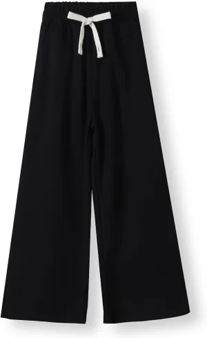 Girls Wide Leg Sweatpants Straight Leg Jogger Sweatpants Kids High Waist Baggy Loose Pants with Drawstring