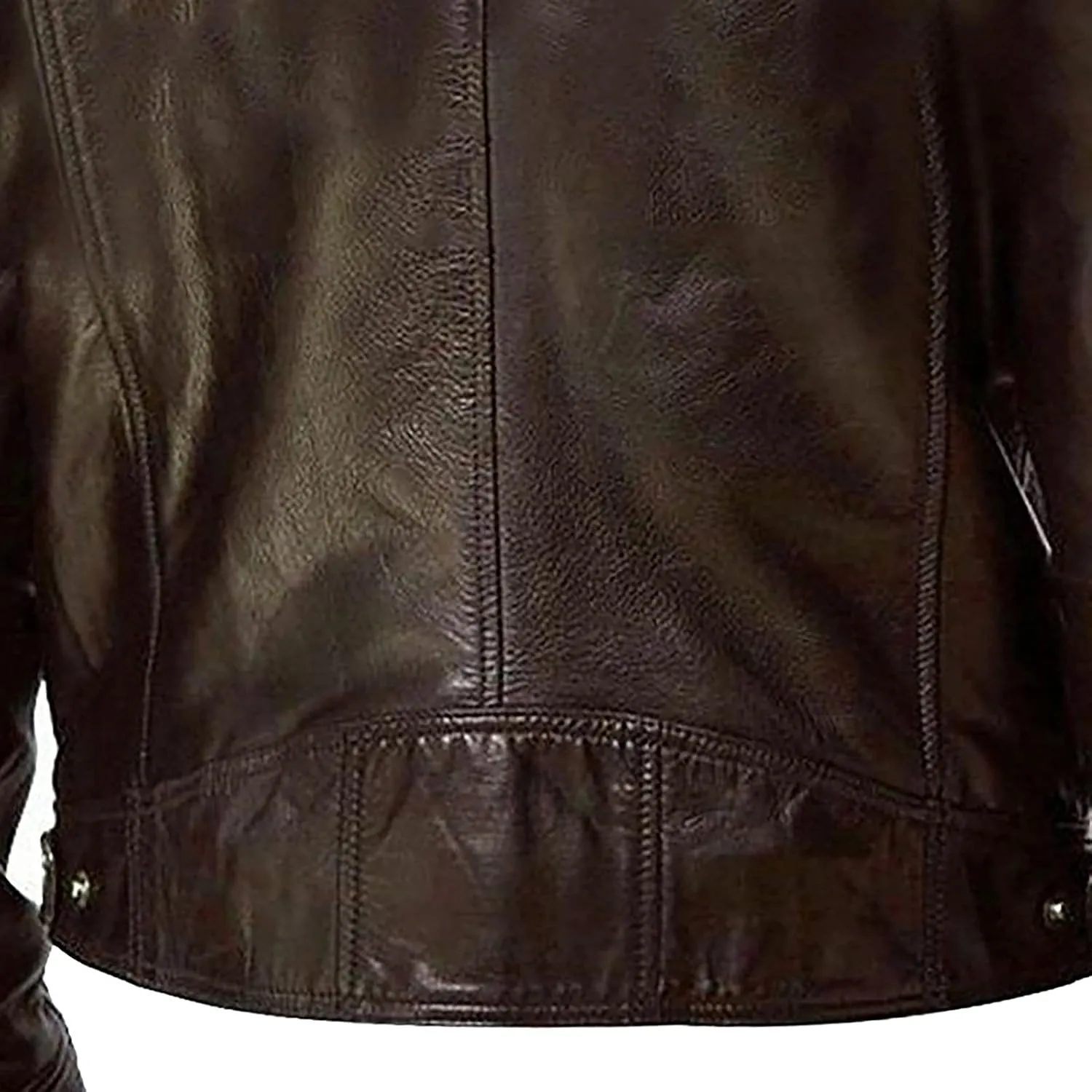 GOFULY Leather Jacket Men Big And Tall Outdoor Zip Up Stand Collar Jacket Faux Leather Motocycle Coats Outwear With Pockets