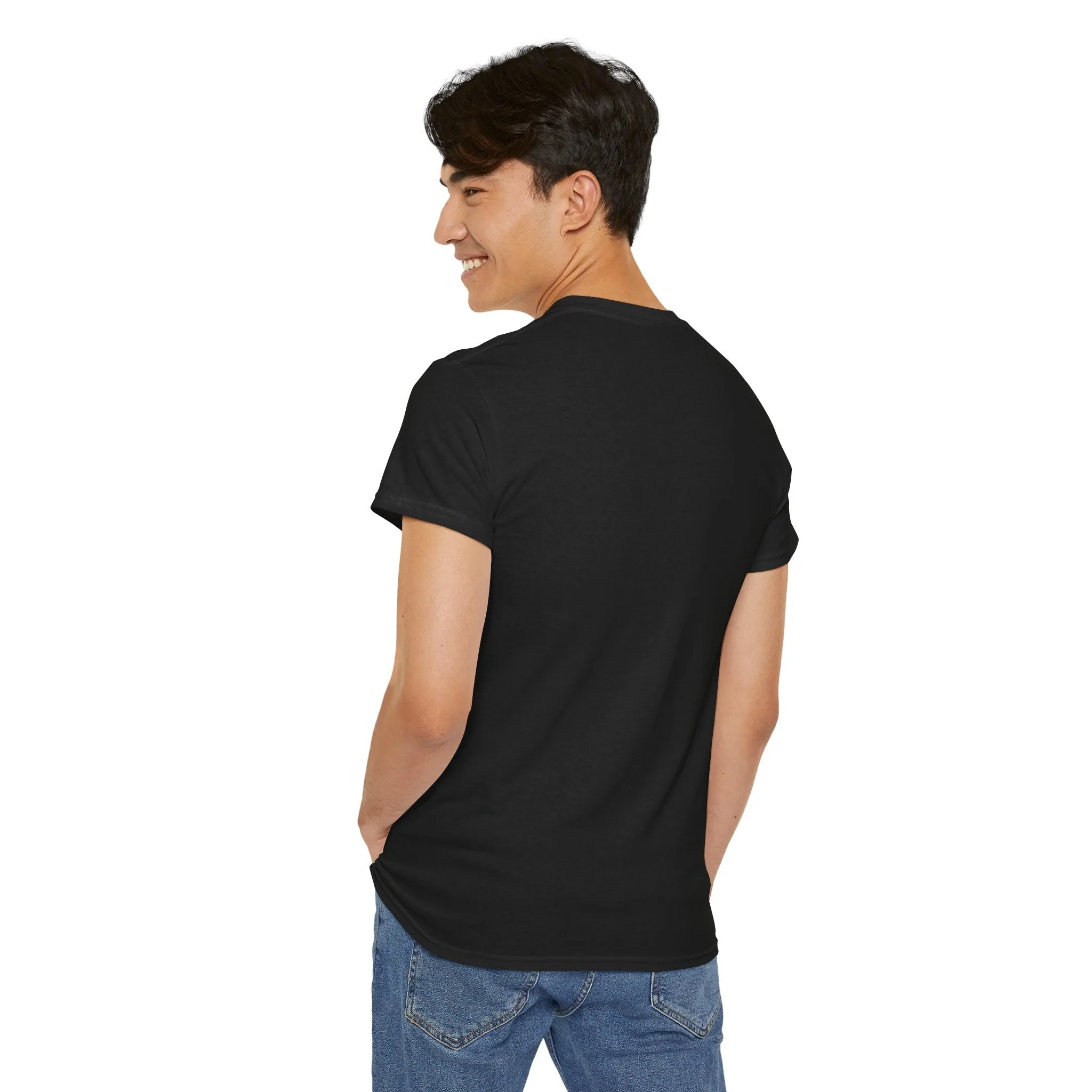 Graphic Art Skater Tee with Urban Nature and Graffiti Design