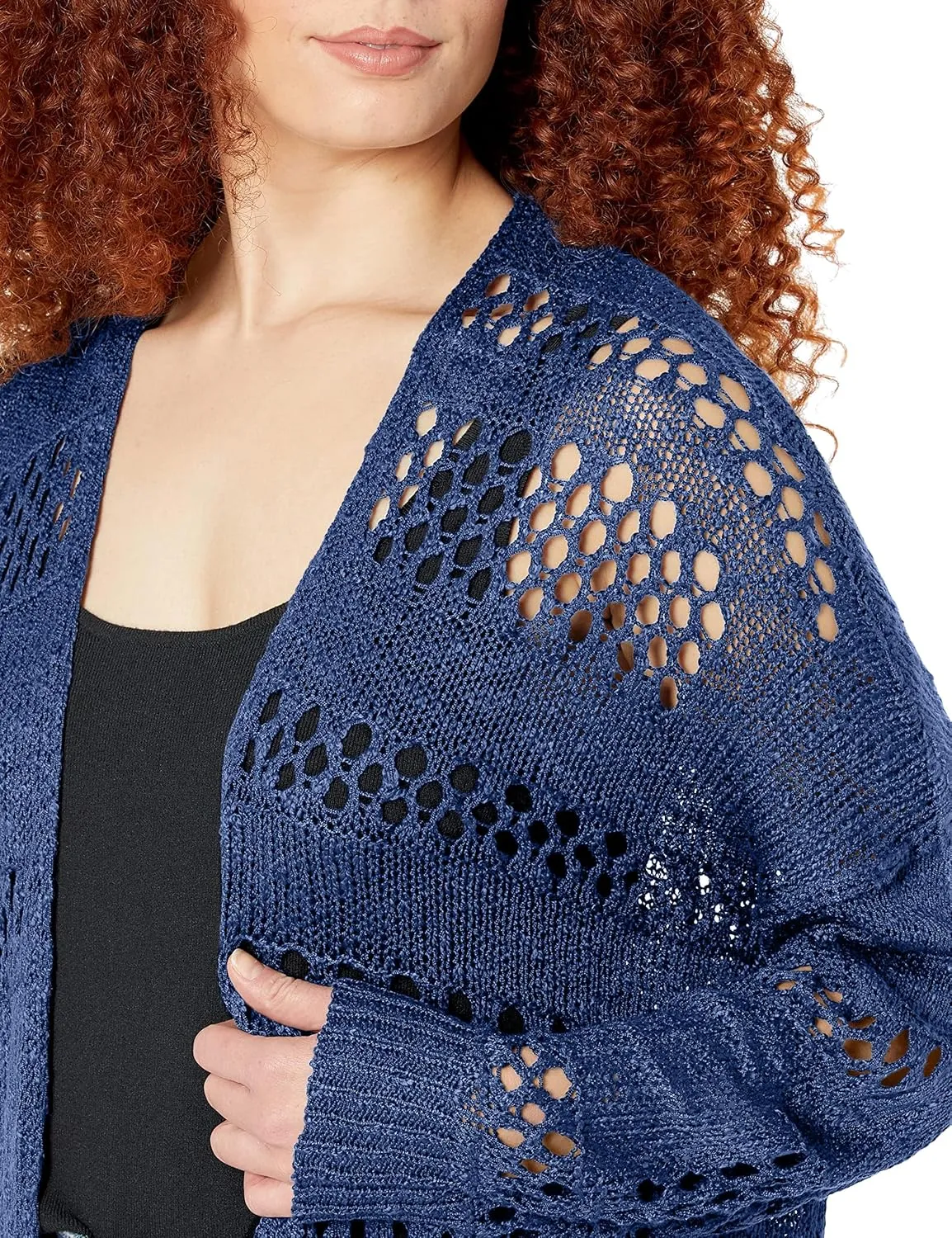 GRECERELLE 2025 Women Summer Crochet Boho Long Sleeve Lightweight Oversized Open Front Cardigan Sweaters Kimonos Tops