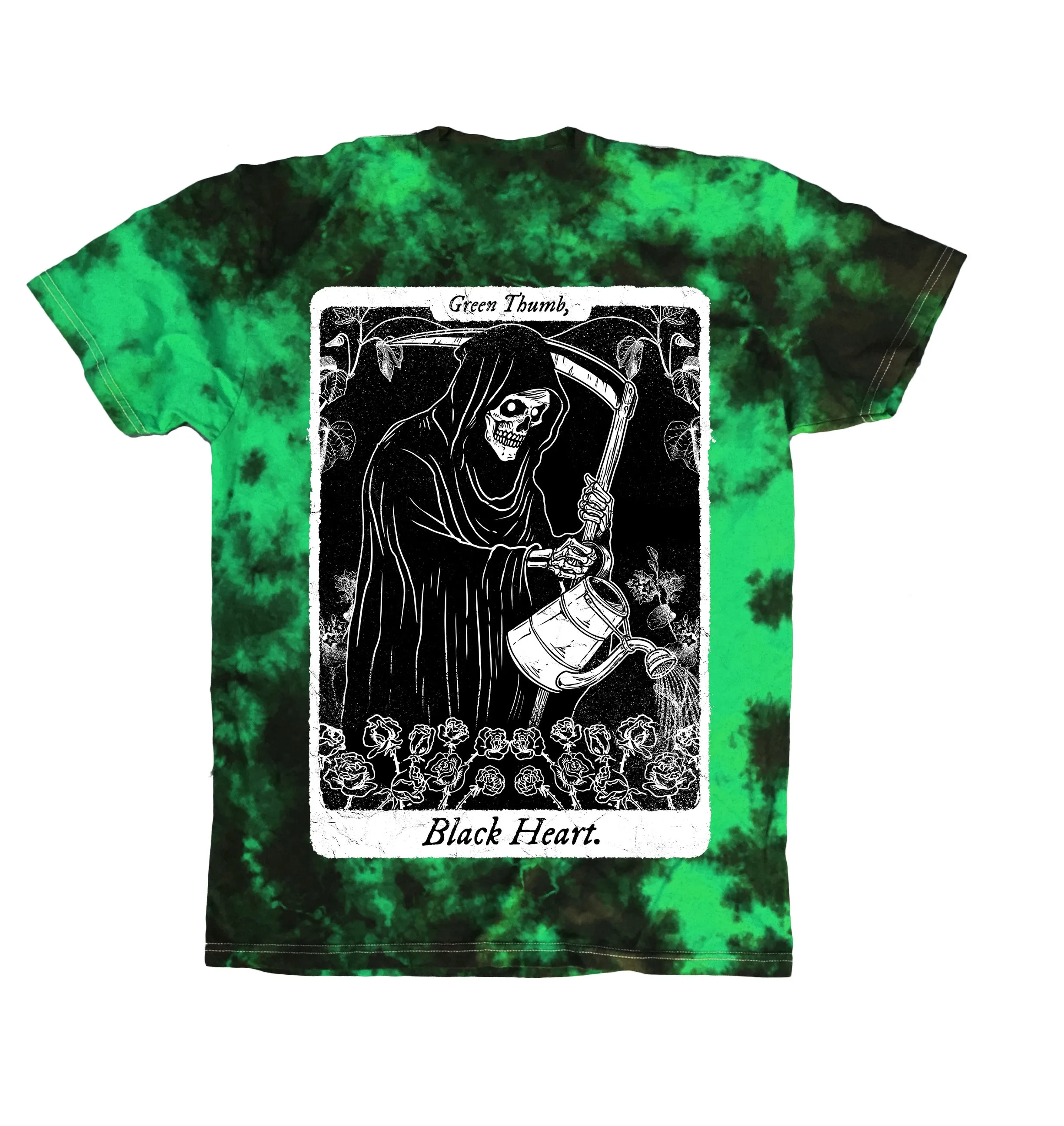 Green Thumb Black Heart - Green Lightning Dye